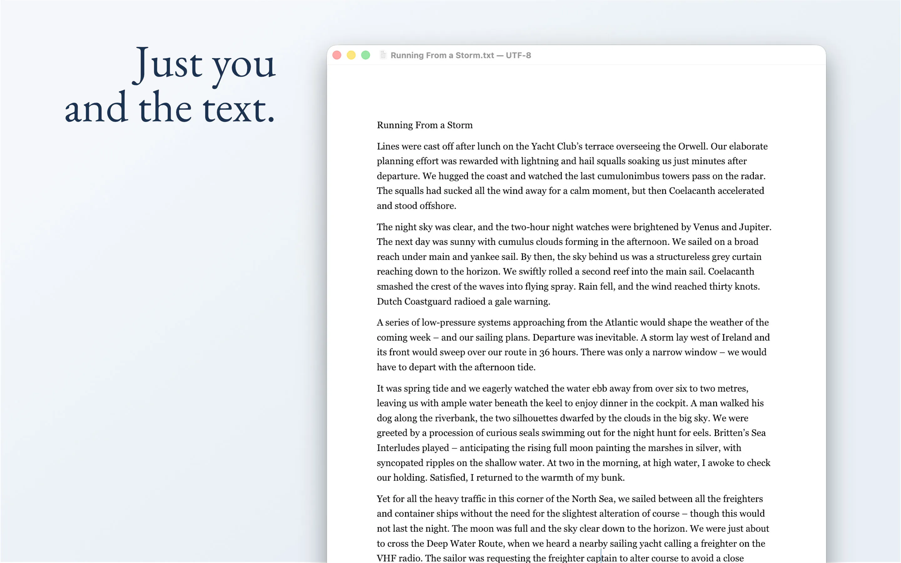 KlarText text editor on Mac